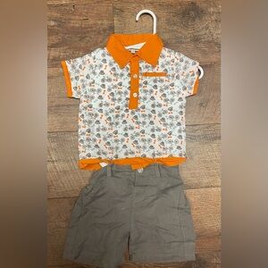 💕 2 For $10 Harry & Violet Boutique Brand Baby Boy 2 Piece Set Size 12 Months